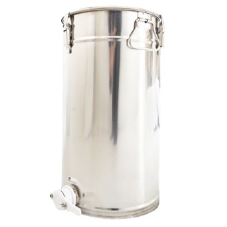 100 kg honey tank with plastic gate and sealing lid - Swiss Biene